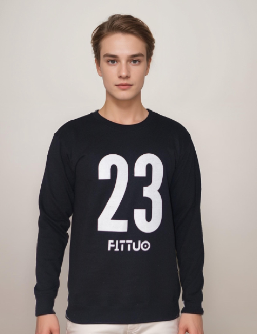 Men’s Black ’23’ Sweatshirt