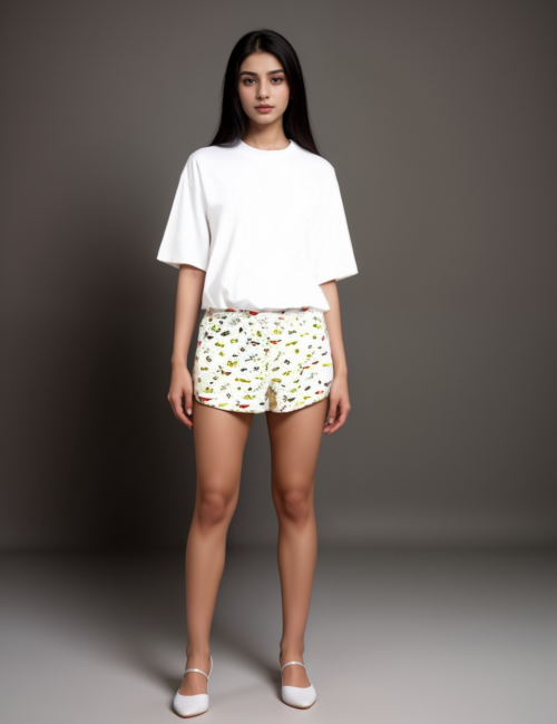 Women’s printed Character Shorts